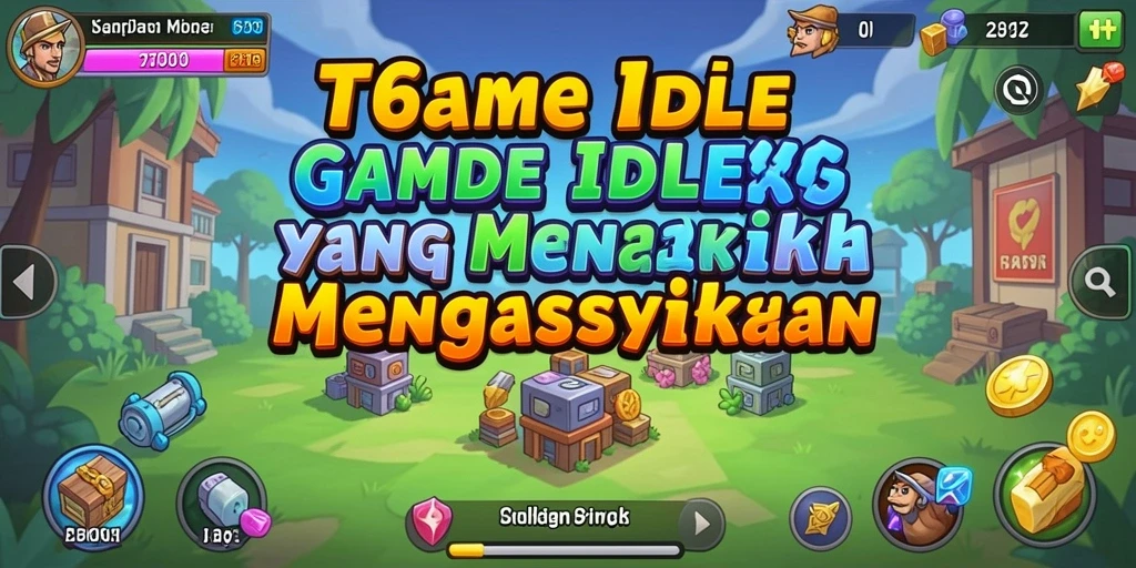 Tampilan gameplay T6 yang menarik dengan elemen-elemen Idle.